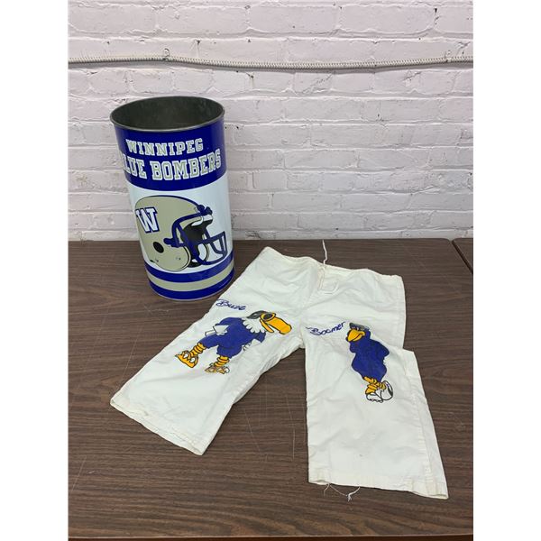 Winnipeg  Blue Bombers Garbage Tin and Drawstring Pants