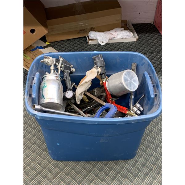 Tote of Misc Tools