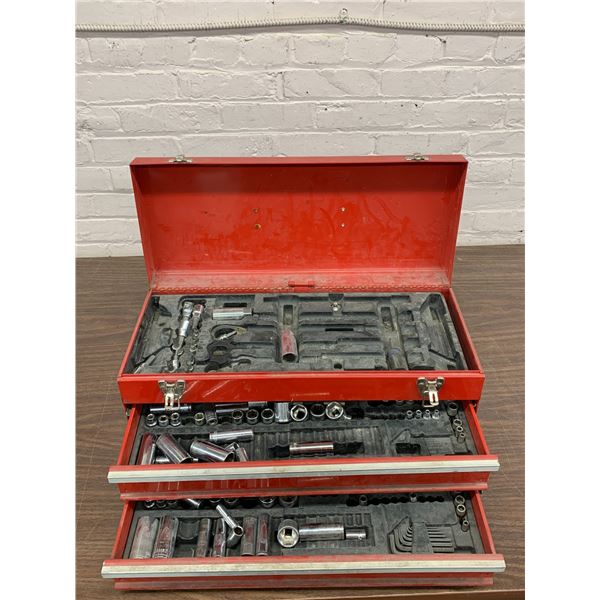 Tool Box Full of Misc Sockets