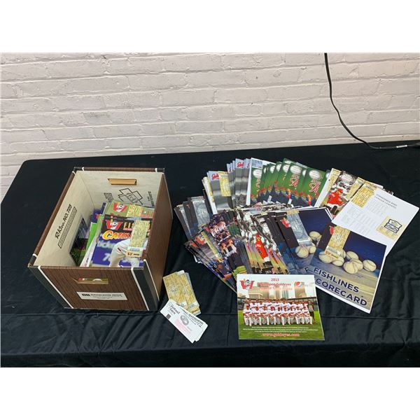 Years of Winnipeg Goldeyes Programs, Tickets 2000's 2010's