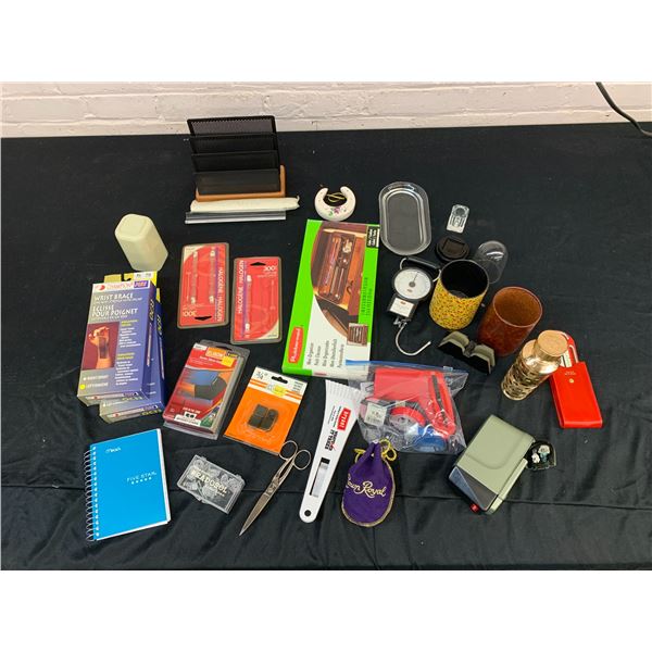 Box of Assorted Office / Stationary Related Items