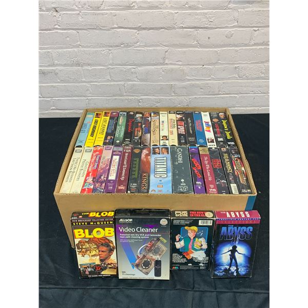 Lot of 68 VHS Movies Various Titles