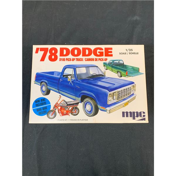 78 Dodge 1/25 Scale MPC Model Kit