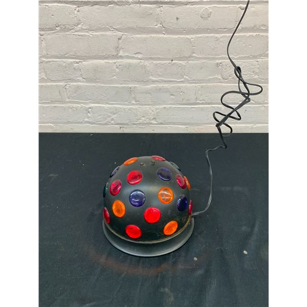Vintage Colorful Spinning Disco Light *works*