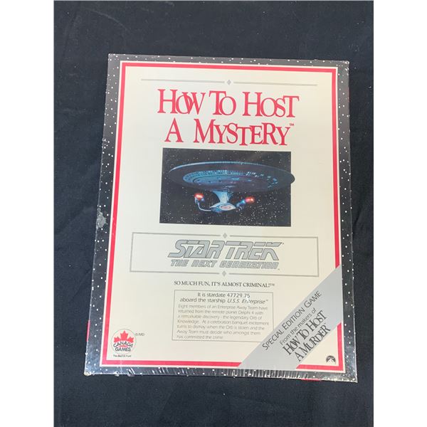 How To Host a Mystery Star Trek SEALED The Next Generation Canada Games Tabletop Board Game