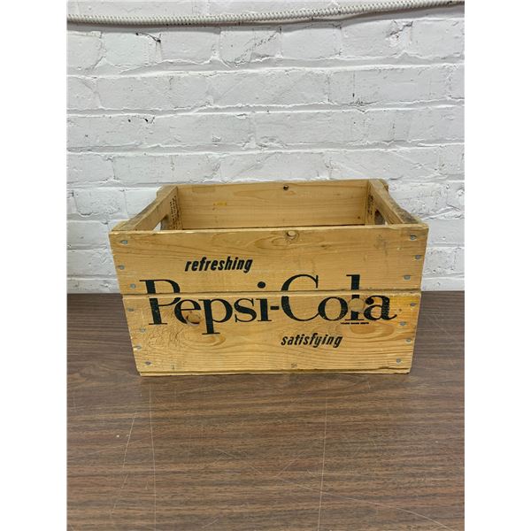 1968 Pepsi-Cola Wooden Bottle Crate