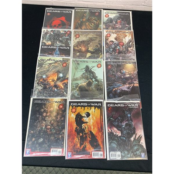 Lot of 12 Gears of War Comic Books / Sourcebooks by Wildstorm