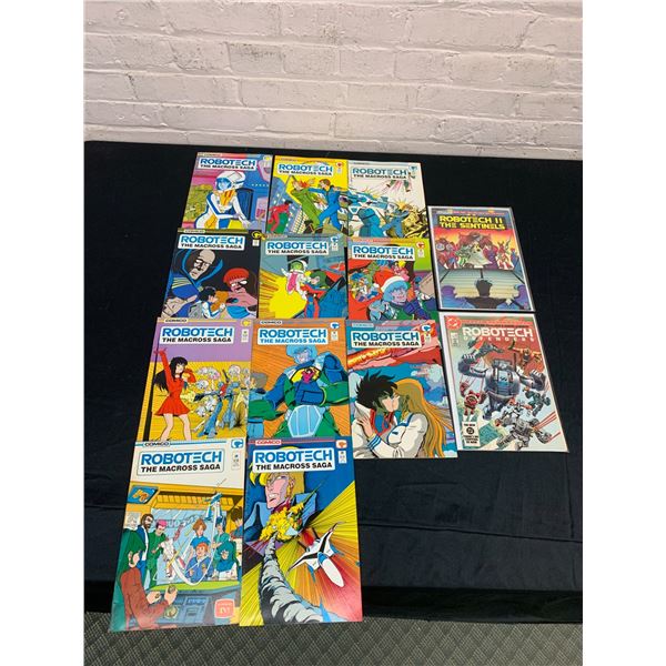 Lot of 13 Robotech Macross Anime Japan Comic Books
