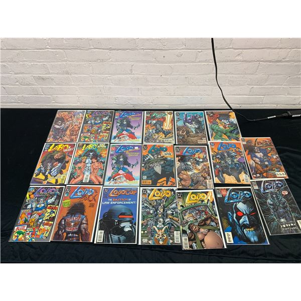 Lot of 20 Vintage LOBO Comic Books DC Comics Various Issues