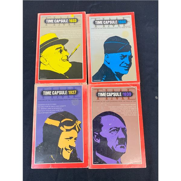 Lot of 4 Time Capsule Paperback Novels 1927, 1933, 1939, 1944