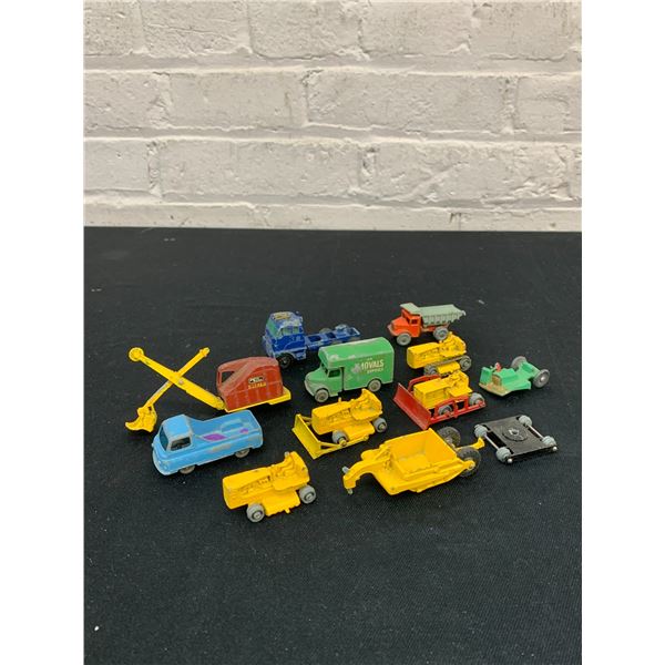 Lot of Lesney England Die Cast Toy Cars / Construction Toys