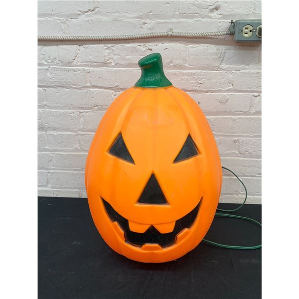 Vintage Blow Mold Pumpkin Lantern 23"