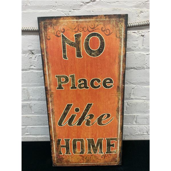 No Place Like Home Metal Wall Sign