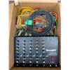 Image 1 : Drumfire Five Channel Synthesizer Mixer  & Assorted Cables
