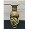 Image 1 : Large Hand Painted Vase Butterfly Design 2ft