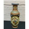 Image 4 : Large Hand Painted Vase Butterfly Design 2ft