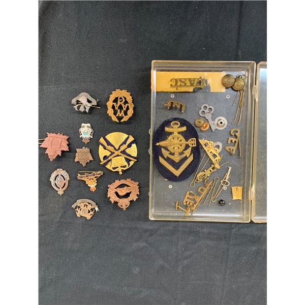 WW2 Era Canadian Military Badges / Pins