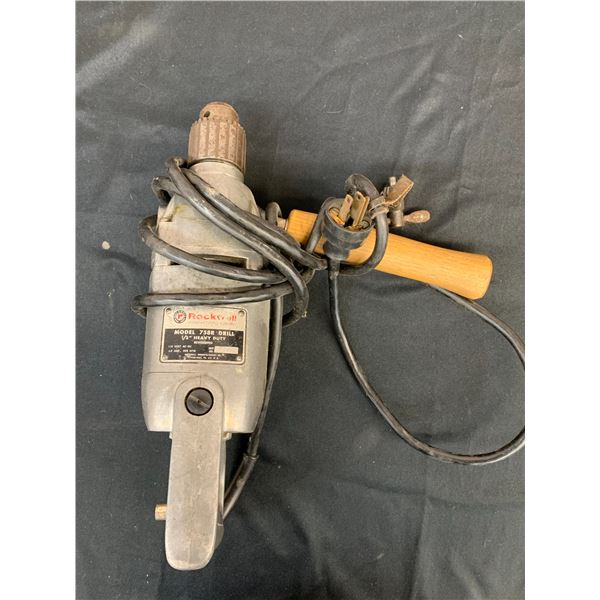 Rockwell 758R Drill 1/2" Heavy Duty *works*