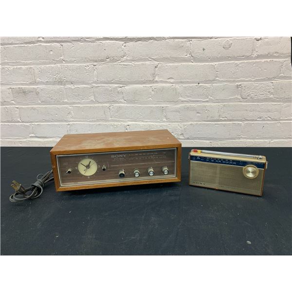 SONY AM FM Solid State Radio and Transistor Radio