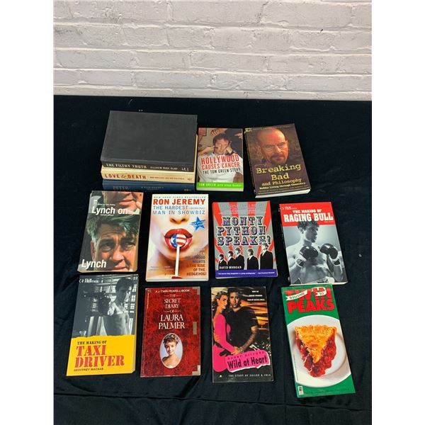 Lot of 13 Books Assorted Nonfiction, Breaking Bad, Twin Peaks, Peter Jackson, The Filthy Truth, etc