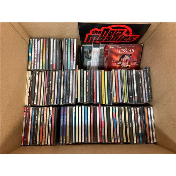 Box of Mostly Empty CD Cases