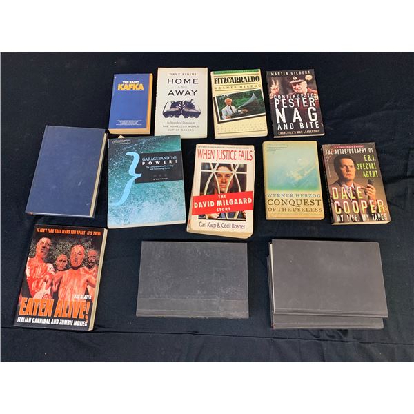 Lot of 13 Assorted Books Hardcovers, George Bush, Dale Cooper, Pester NAG, David Milgard, etc