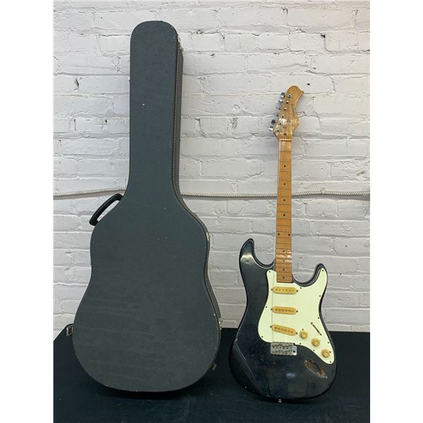 Harmony Electric Guitar and Case *as is for parts*