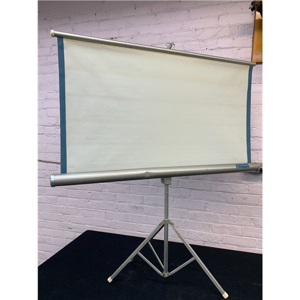 Vintage Radiant Floor Standing Projector Screen