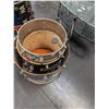 Image 2 : Lot of Drum Shells Vintage Pearl Proline Unmarked