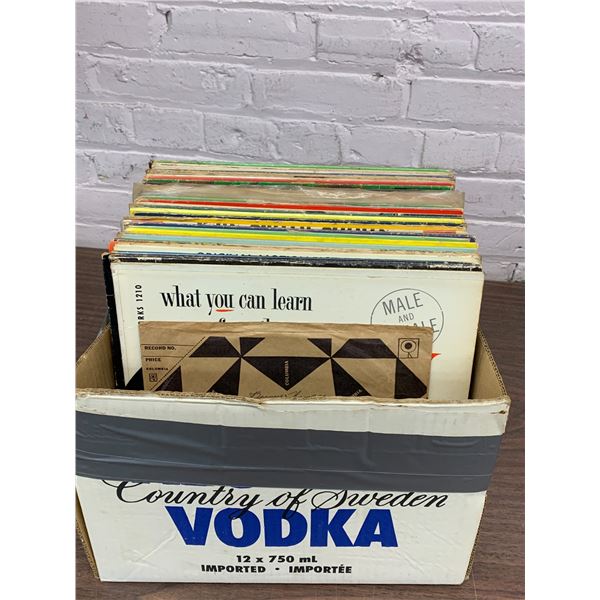 Lot of 46 Assorted Vinyl Records Easy Listening