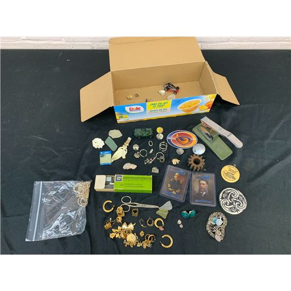 Junk Drawer Lot & Costume Jewellery