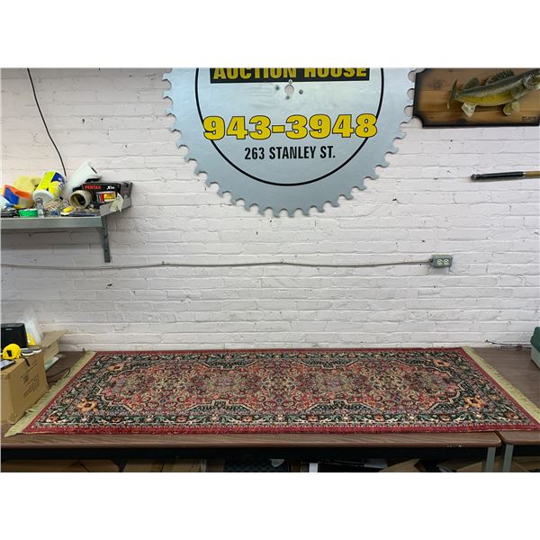 Vintage Carpet Art Deco Runner 90" x 32"