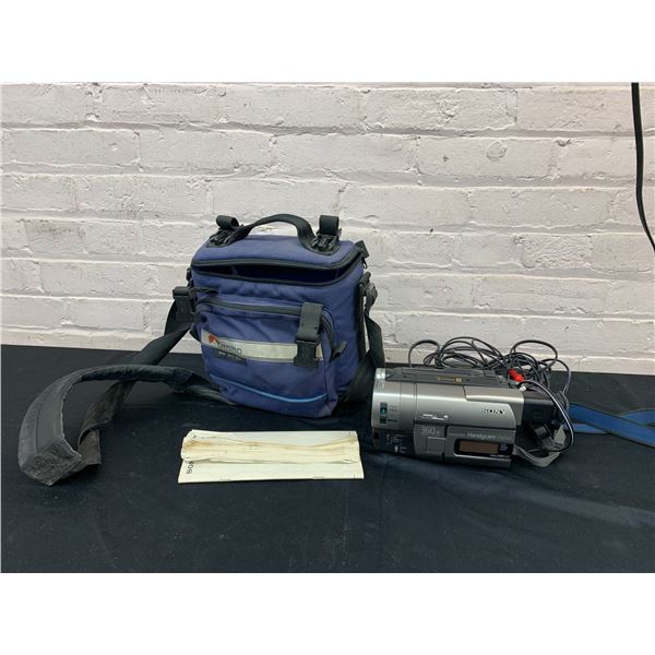SONY Camcorder with Cables and Bag Handycam CCD TRV-66 NTSC