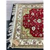 Image 2 : 2.5ft x 4ft Handmade Silk Area Rug / Carpet