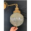 Image 2 : Vintage Glass Chain Ceiling Fixture