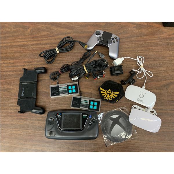 Lot of Assorted Gaming Items , Cables, Accessories