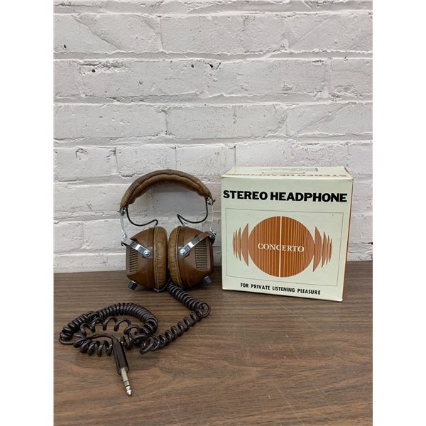 Vintage Concerto Stereo Headphones