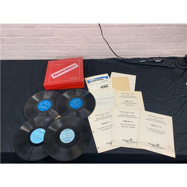 Hydraulic Brake Service Training Film, Basic Gasoline Engine Repairs Vinyl, Special Report
