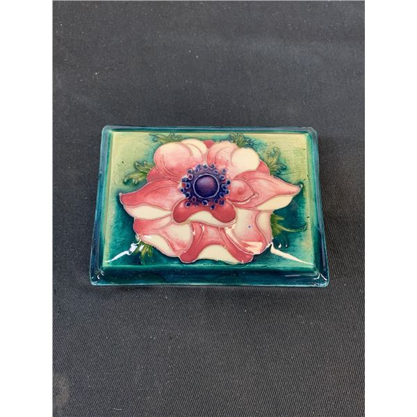 Vintage Moorcroft Trinket Dish *cracked & repaired* 4.5"
