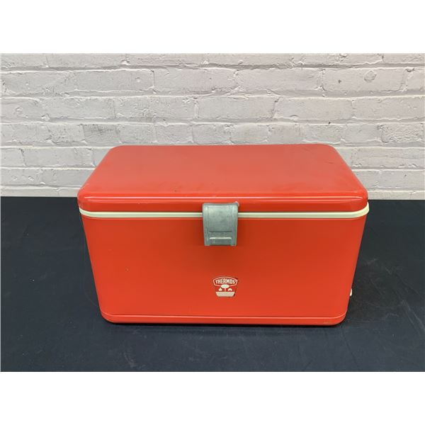 Thermos Vintage Red Cooler Ice Chest