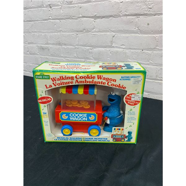 Sesame Street Walking Cookie Wagon Toy
