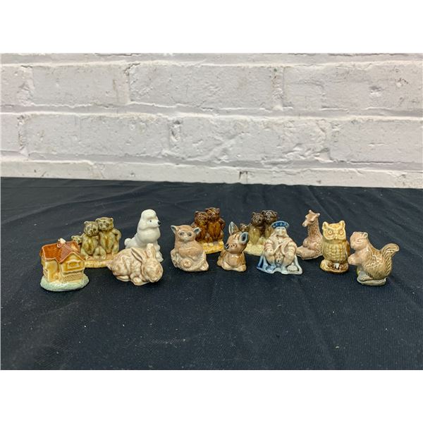Lot of 12 Wade Red Rose Tea Figurines 3 Bears, Misc Animals