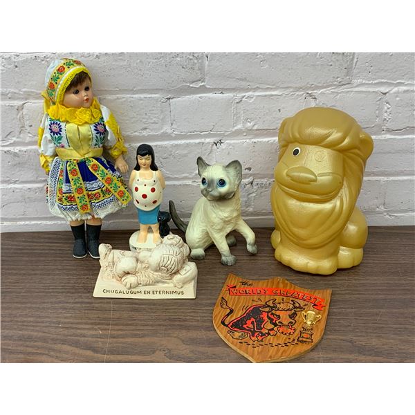 END OF THE RUN Piggy Bank, Funny Novelty Figurine, Doll, etc