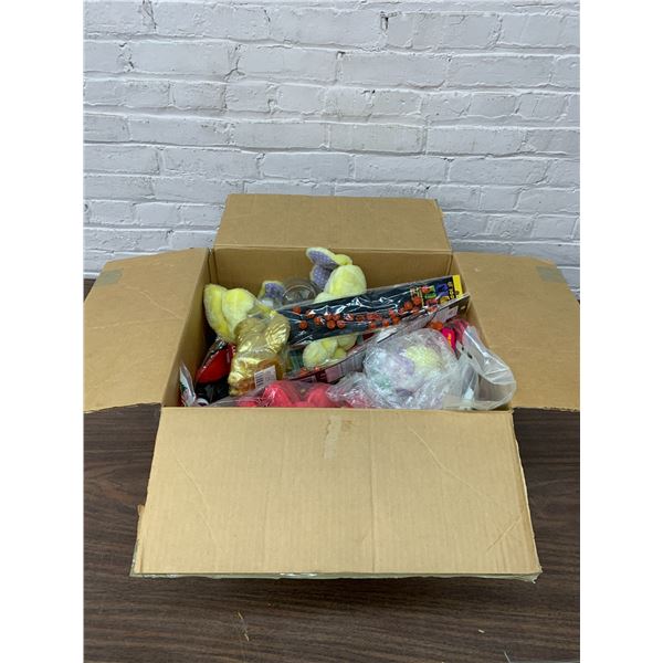 END OF THE RUN Large Box of Christmas, Easter, Trinkets and Misc Items