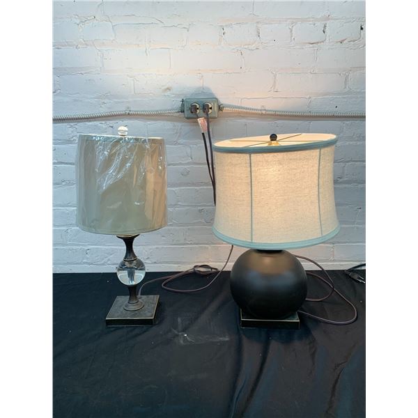 Pair of Modern Table Lamps *work