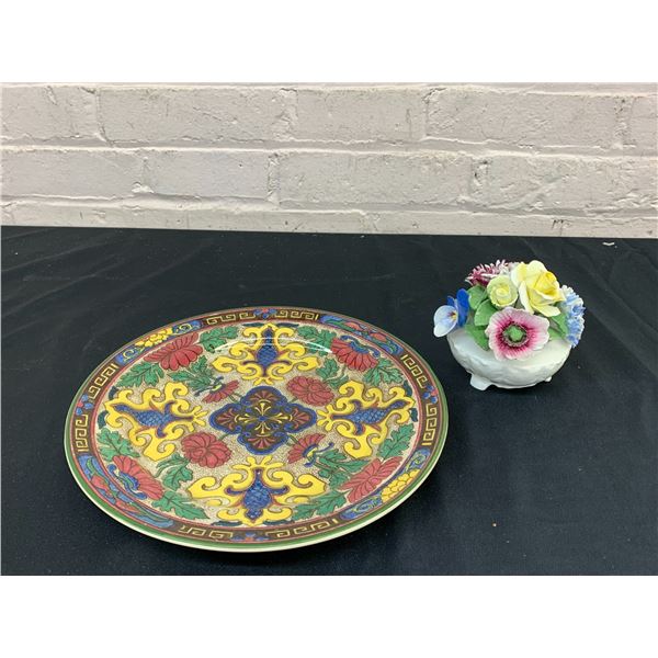 Lot of 2 Collectible Plate and Fine Bone China England Decoration