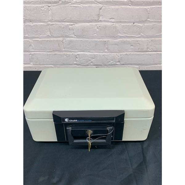 Chubb Locking Security Box w Key