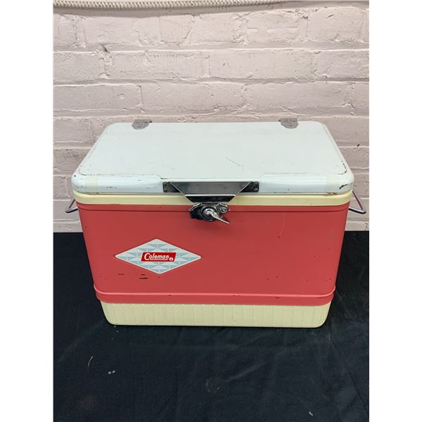 Coleman Ice Chest Trunk, Thermos Jug, Tablecloth Clips and Survival Blankets