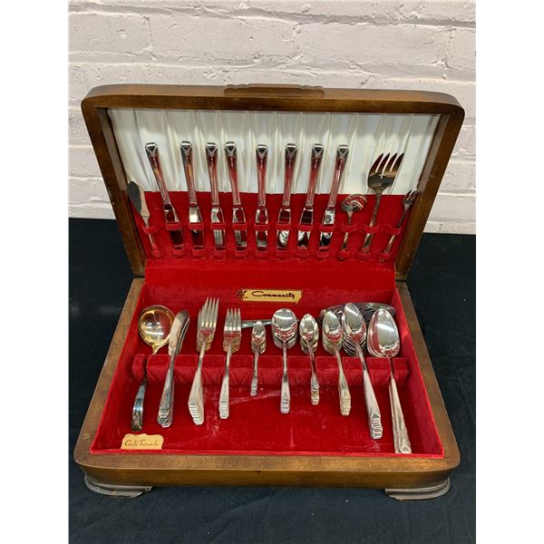 Community Plate Silverplate Cutlery Box Set