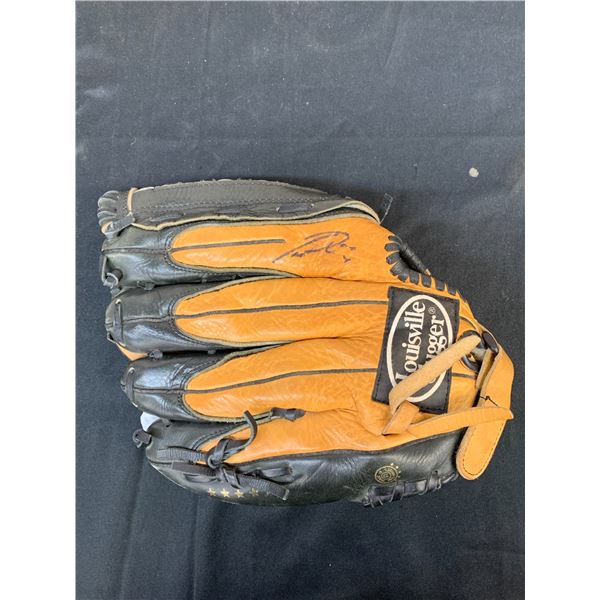 Max Poulin Goldeyes Signed Glove